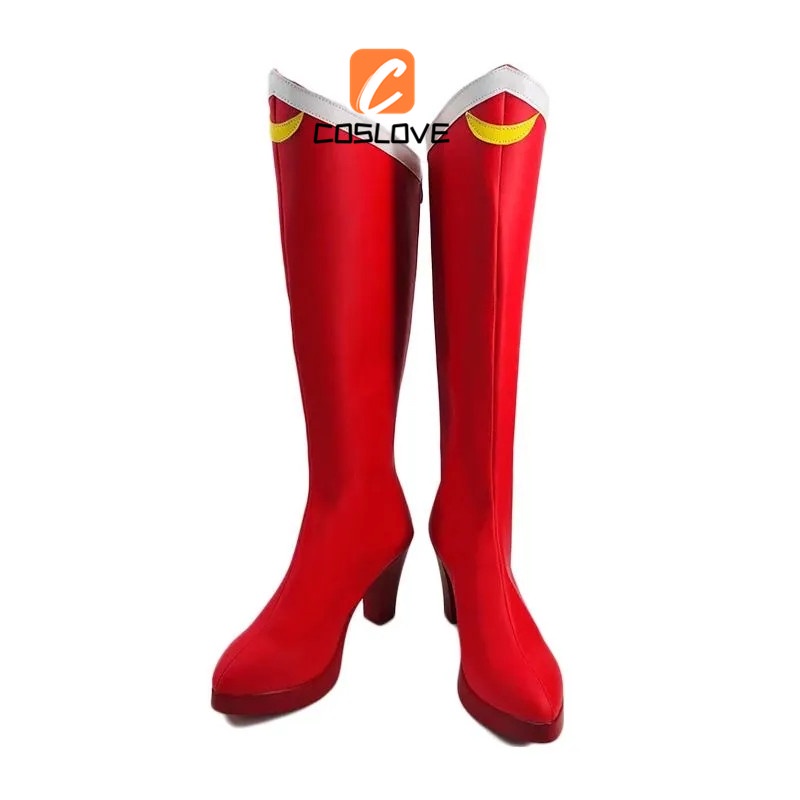 Sailor Moon Giày Bốt Cao Gót Hóa Trang Thủy Thủ Mặt Trăng Tsukino / Princess Serena Cho halloween
