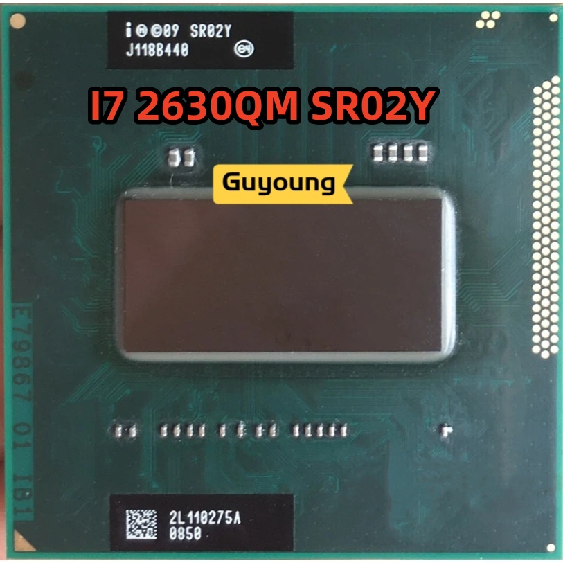 Core i7-2630QM i7 2630QM SR02Y 2.0 GHz Quad-Core Eight-Thread CPU ...
