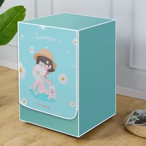 Haier Trống Mở Trước Máy Giặt Vỏ Máy Giặt Hoàn Toàn Tự Động Vỏ Vải Oxford Phủ Bạc Chống Nắng Chống Bụi Bao SANCHENG3CHLBY1