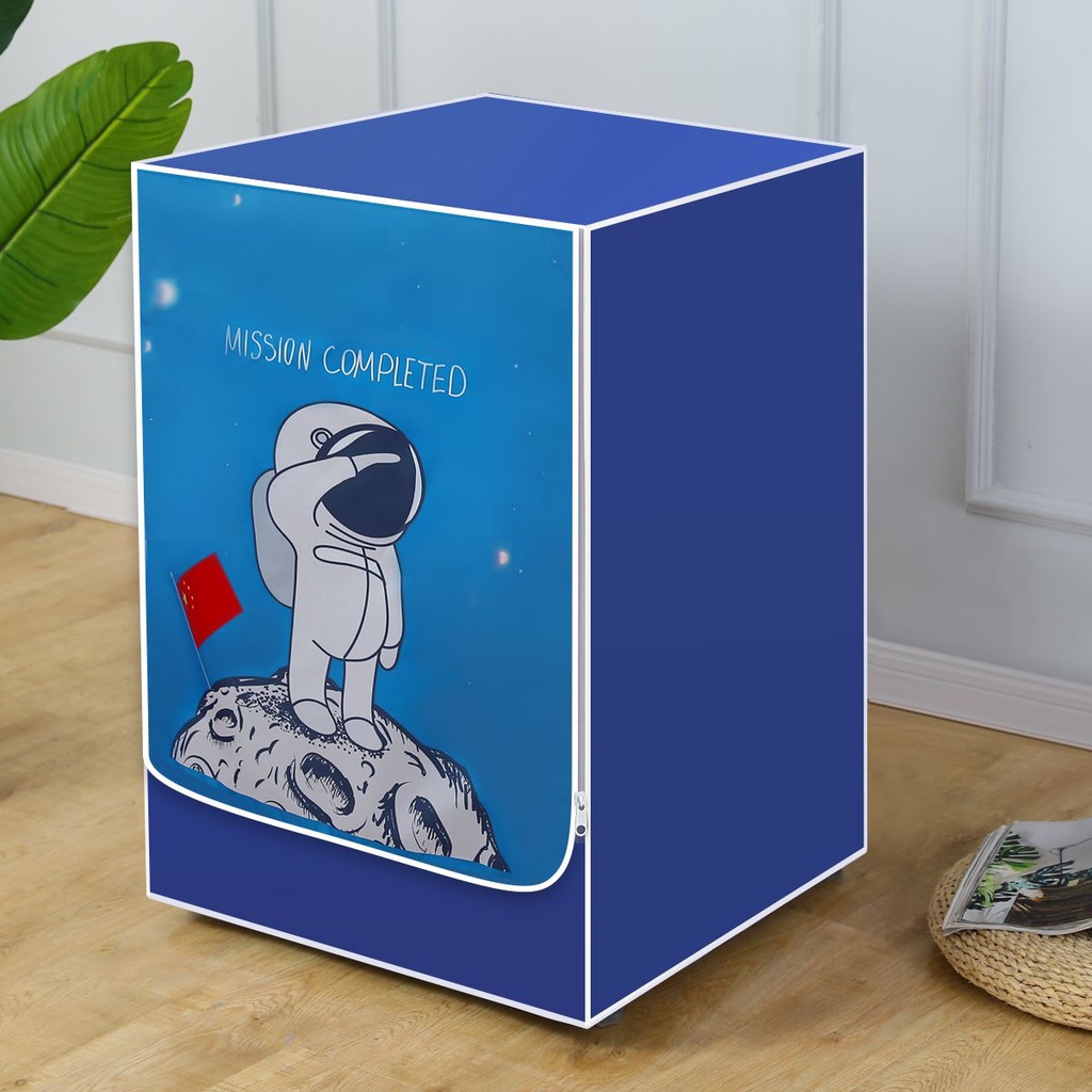 Haier Trống Mở Trước Máy Giặt Vỏ Máy Giặt Hoàn Toàn Tự Động Vỏ Vải Oxford Phủ Bạc Chống Nắng Chống Bụi Bao SANCHENG3CHLBY1