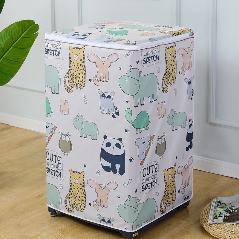 Haier Trống Mở Trước Máy Giặt Vỏ Máy Giặt Hoàn Toàn Tự Động Vỏ Vải Oxford Phủ Bạc Chống Nắng Chống Bụi Bao SANCHENG3CHLBY1