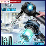 Máy hút bụi thổi khí nén không dây 4 trong 1 cầm tay nhỏ gọn làm sạch bàn phím máy tính/ xe hơi — ảnh 1