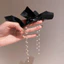 Nơ zircon kẹp tóc sang trọng sáng bóng - Phụ kiện thời trang hàng ngày