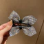 Nơ zircon kẹp tóc sang trọng sáng bóng - Phụ kiện thời trang hàng ngày