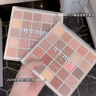 Bảng Phấn Mắt 25 Màu Lì / Nhũ Ngọc Trai Kháng Nước Lâu Trôi Trang Điểm Tiện Dụng NO.BY8901