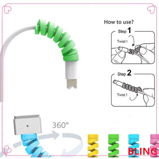 Bộ 2 Dây Cáp Sạc Usb Type C Dạng Xoắn Tiện Dụng Cho Iphone Android