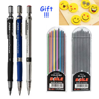 Bút chì bấm 2B kích thước ngòi 2.0mm có bán lẻ ngòi bút
