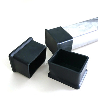 10 Chiếc Vuông PVC Ghế Chân Mũ Chống Trơn Trượt Bàn Chân Bụi Bao Tất Tấm Bảo Vệ Sàn Miếng Lót Ống Cắm Nội Thất San Bằng Chân