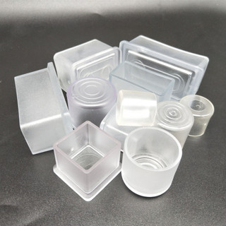 10 Chiếc Trong Suốt Bàn Và Ghế Chân Chân Miếng Lót Mũ PVC Tròn Và Vuông Nắp Chân Đồ Nội Thất Chống Trơn Trượt Tấm Bảo Vệ Sàn Đồ Nội Thất Chân San Bằng