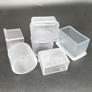 10 Chiếc Trong Suốt Bàn Và Ghế Chân Chân Miếng Lót Mũ PVC Tròn Và Vuông Nắp Chân Đồ Nội Thất Chống Trơn Trượt Tấm Bảo Vệ Sàn Đồ Nội Thất Chân San Bằng