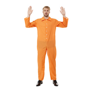 Nhân Vật Cosplay Tù Nhân Màu Cam Cho Nam - Áo Liền Quần Halloween Rất Hấp Dẫn