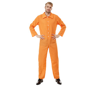 Nhân Vật Cosplay Tù Nhân Màu Cam Cho Nam - Áo Liền Quần Halloween Rất Hấp Dẫn