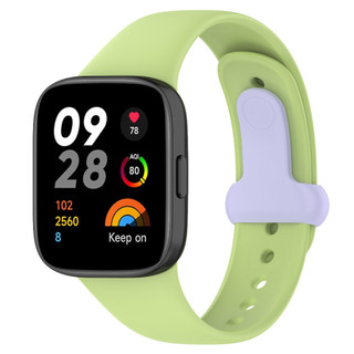 Dây Đeo Thay Thế Chất Liệu Silicon Màu Trơn Cho Redmi Watch 3