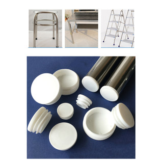 5 Chiếc Đường Kính 10-76 Mm Ống Tròn Cắm Nhựa Đen Trống Cuối Nắp Ống Lắp Ống Cắm