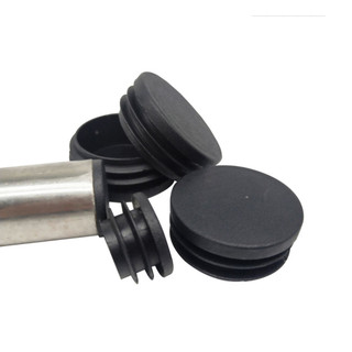 5 Chiếc Đường Kính 10-76 Mm Ống Tròn Cắm Nhựa Đen Trống Cuối Nắp Ống Lắp Ống Cắm