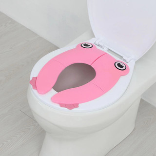 Đệm Lót Bồn Cầu Di Động Có Thể Gập Lại Tiện Dụng Cho Bé