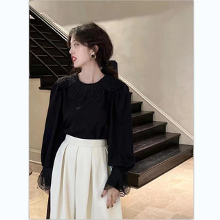 Áo Sơ Mi Nữ Dài Tay Dáng Rộng Phong Cách Hàn Quốc Baju Baju Wanita Lengan Panjang Hàng Mới Có Sẵn