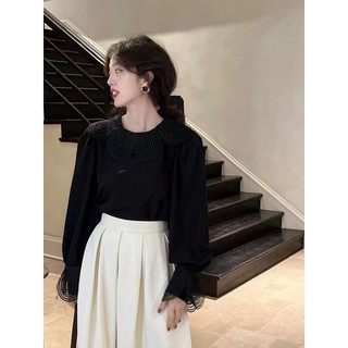 Áo Sơ Mi Nữ Dài Tay Dáng Rộng Phong Cách Hàn Quốc Baju Baju Wanita Lengan Panjang Hàng Mới Có Sẵn