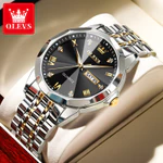 Đồng hồ nam OLEVS 9931n chính hãng dây đeo bằng thép không gỉ có lịch chống thấm nước — ảnh 5