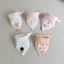 Set 5 Yếm Ăn Cotton Hình Tam Giác Dành Cho Các Bé