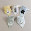 Set 5 Yếm Ăn Cotton Hình Tam Giác Dành Cho Các Bé