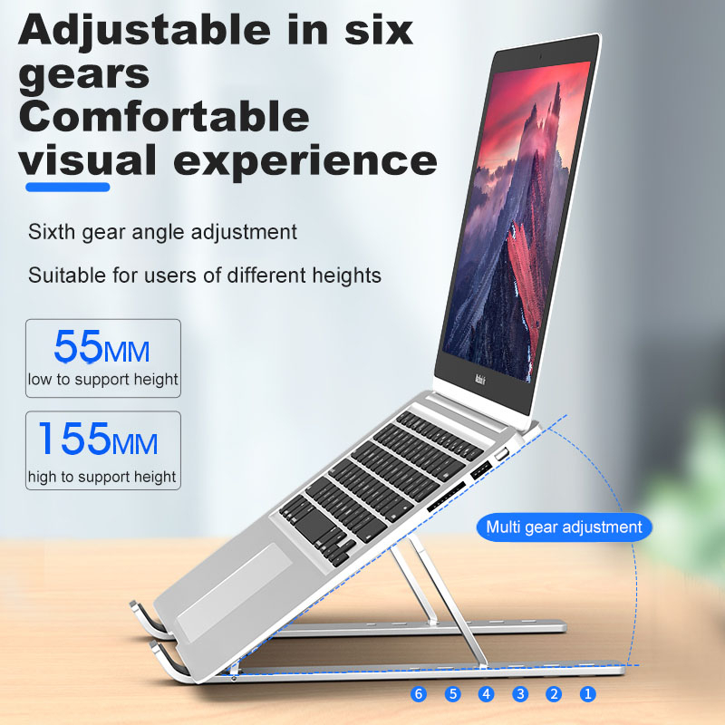 Ảnh EVEBOT Giá Đỡ Máy Tính Xách Tay Bằng Hợp Kim Nhôm Đa Năng Tiện Dụng 2