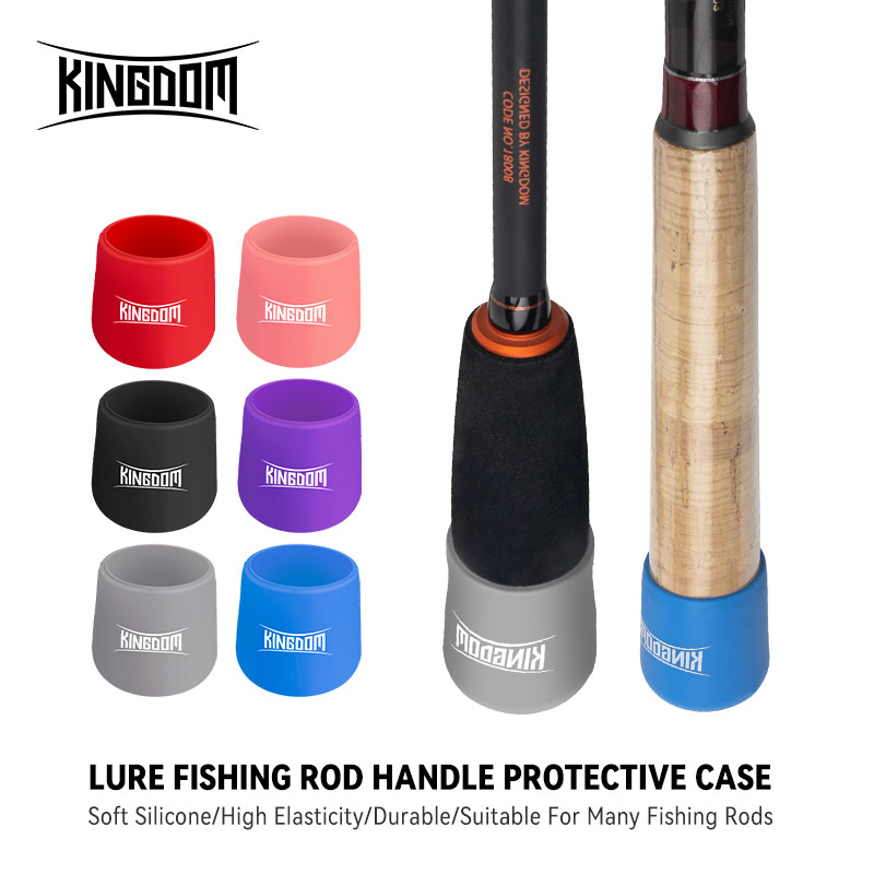 Ảnh Vương Quốc Cần Câu Tay Cầm Vỏ Bảo Vệ gel Dụ Rod Đáy Bảo Vệ Mồi Đúc Quay haruan toman Tôm Cần Câu 1
