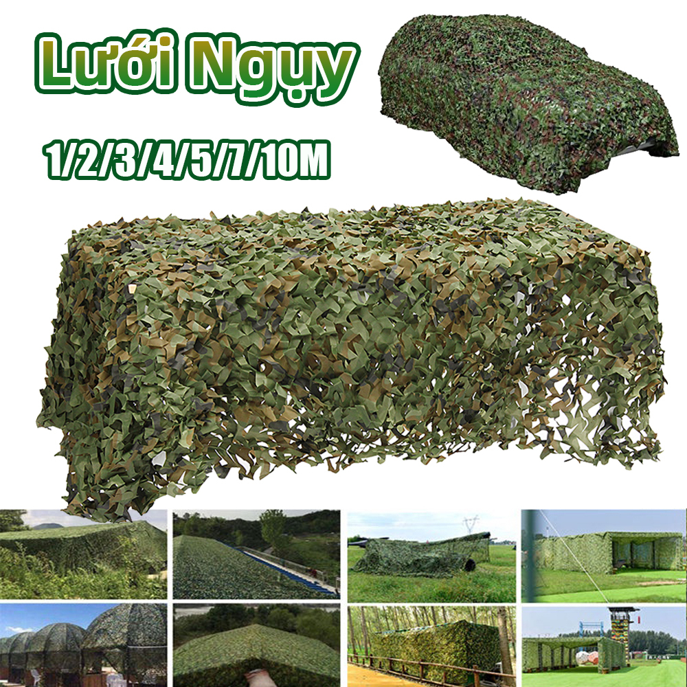 【hàng giao ngay】Lưới Ngụy Trang Đi Săn Chất Liệu Vải Oxford 3M X 2m ...