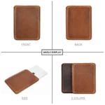 Tay áo máy tính xách tay bằng da thật cho Macbook Pro 14 2021 MacBook Air 13 m1 Retro Pro Cover 14 inch Phụ kiện — ảnh 7