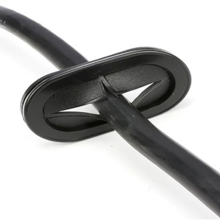 Cao Su Hình Bầu Dục Grommet Trống Bao Hai Mặt Dây Cáp Bảo Vệ Lỗ Niêm Phong Phích Cắm Điện Bảo Vệ Vòng Vòng Đệm