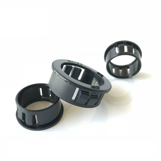 Nhựa Snap-on Grommet Gioăng Đen Qua Lỗ Dây Cáp Bao Tủ Lỗ Thông Hơi Vòng Cửa Thoát Cổng Niêm Phong Vòng Cắm Giá Đỡ