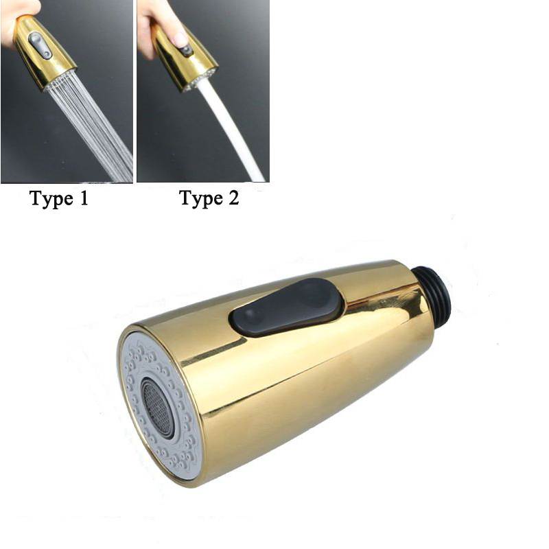 Đen / Chrome / Chải / Vàng Vòi Phun Đầu Tập Đen Đầu Vòi Nhà Bếp Hộ Gia Đình Vòi Phun Bền