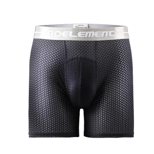 Quần Lót Boxer Thể Thao Bằng Lụa Lạnh Mềm Mại Thoáng Khí Thoải Mái Cho Nam 194