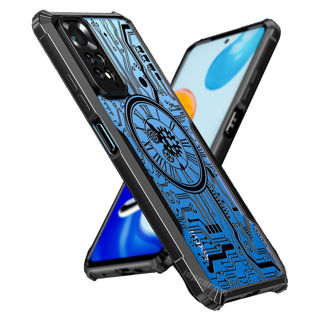 Vỏ mặt số cơ khí XIAOMI Redmi Note 14 11T 12 13 Turbo Pro Plus Speed 12S 5G 4G Vỏ chống sốc trong suốt Túi khí Vỏ mặt số kiểu kim loại