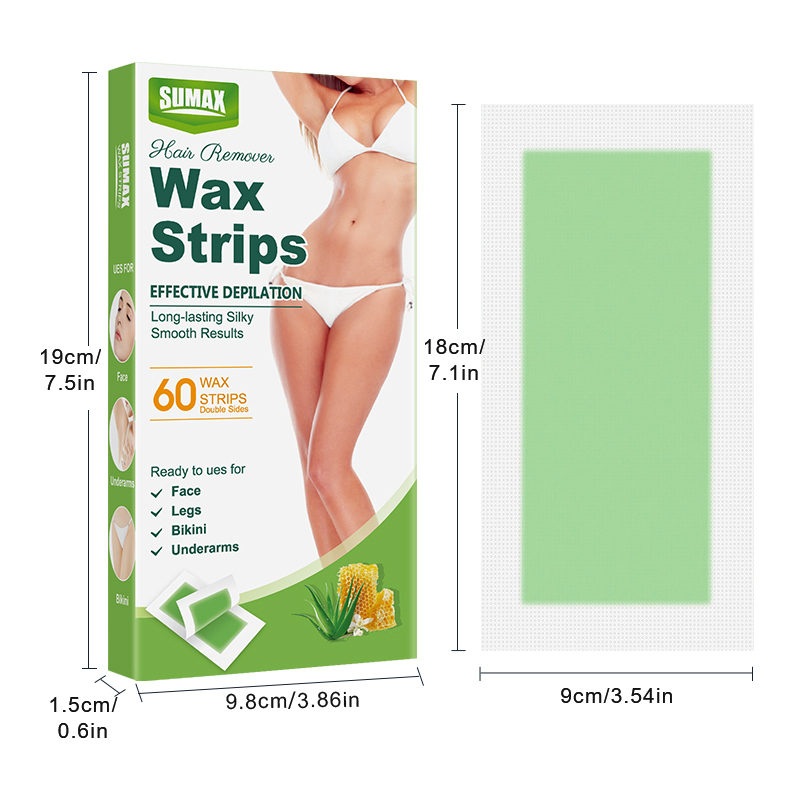 Ảnh Hộp 60 dải sáp RUOALL wax toàn thân làm đẹp cho nữ 4