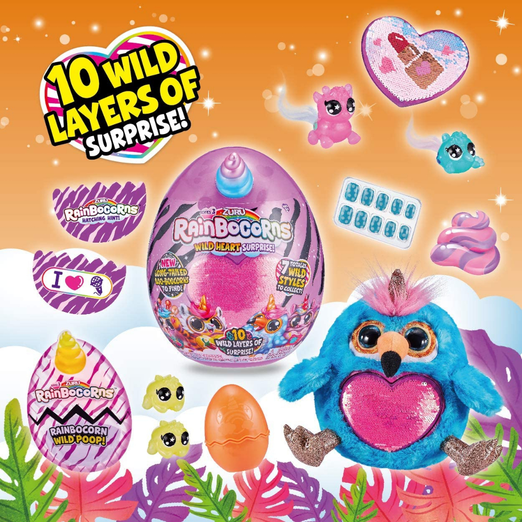 Zuru Rainbocorns Wild Heart Surprise Series 3 (style may vary) Zuru Rainbocorns Wild Heart Series 3