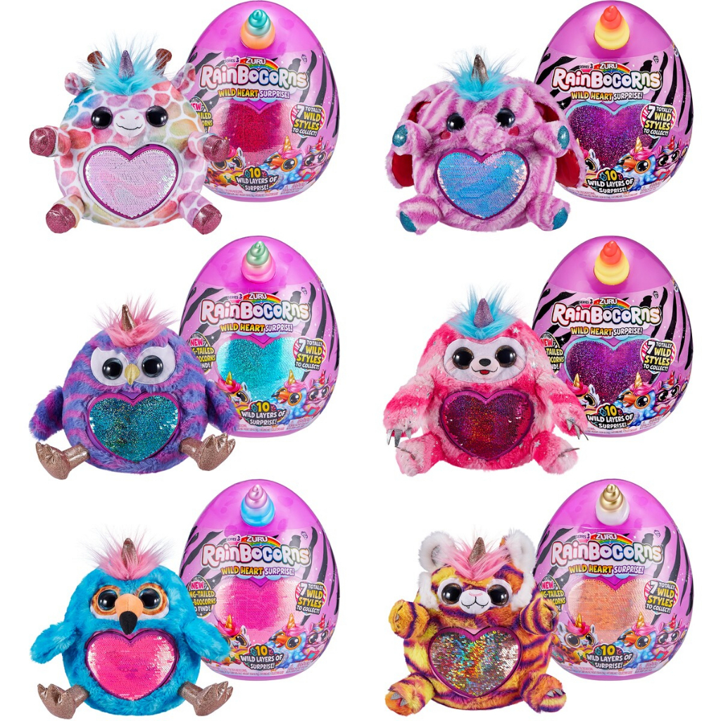 Zuru Rainbocorns Wild Heart Surprise Series 3 (style may vary) Zuru Rainbocorns Wild Heart Series 3