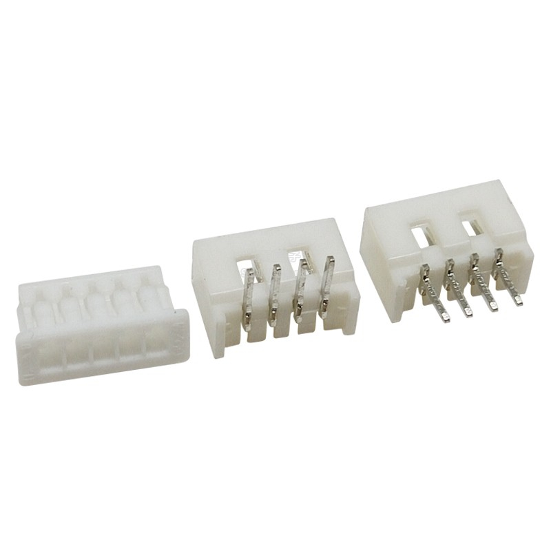 10 CÁI / ZH1.25MM 1.27 Giá đỡ kim thẳng Vỏ cao su cong 2P / 3P / 4P / 5P / 6P / 7P / 8P / 9P / 10P / 12P