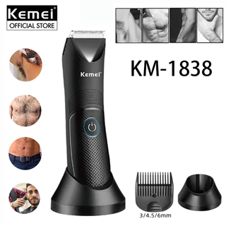 Tông Đơ Cắt Tóc Kemei KM-1838 Chống Nước Có Thể Sạc Lại Tiện Dụng