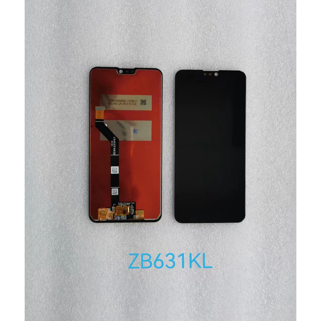 Cover Flip A Libro Per ASUS Zenfone Max M2 ZB631KL - Custodia Nera Clear View 360