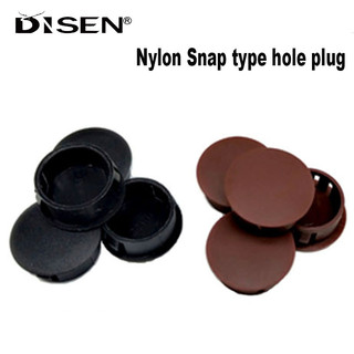 10 Chiếc Nylon Tròn Snap-on Lỗ Cắm Nội Thất Bảng Điều Khiển Lỗ Bao Trống Đầu Mũ Chống Trộm Cói Chặn