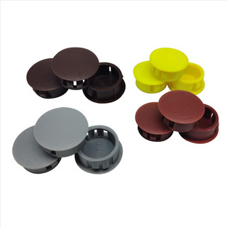 10 Cái Nloy Lỗ Cắm Snap-on Nắp Lỗ Nylon Phích Cắm Mũ Chống Bụi Đầu Phẳng Bảo Quản Lỗ Cắm Sử Dụng Cho Hộp Bàn Lỗ Thêm 5-50mm