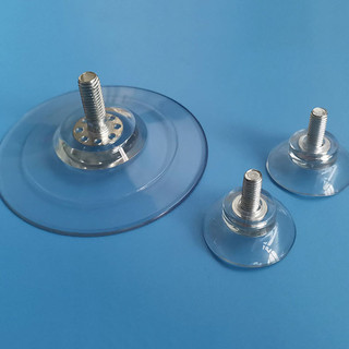 4 Cốc Hút PVC kèm vít M6/M8, móc hút cửa sổ kính, dụng cụ treo bàn kính hàng ngày
