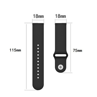 Dây Đeo Thay Thế Bằng Silicone Mềm 18mm Cho Realme Band 2