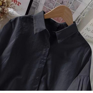 Áo Sơ Mi Nữ Tay Dài Phồng Dáng Rộng Phong Cách Hàn Quốc Baju Baju Wanita Lengan Panjang Hàng Mới Có Sẵn