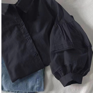Áo Sơ Mi Nữ Tay Dài Phồng Dáng Rộng Phong Cách Hàn Quốc Baju Baju Wanita Lengan Panjang Hàng Mới Có Sẵn
