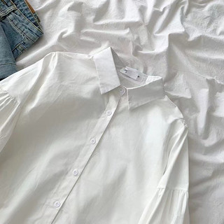 Áo Sơ Mi Nữ Tay Dài Phồng Dáng Rộng Phong Cách Hàn Quốc Baju Baju Wanita Lengan Panjang Hàng Mới Có Sẵn