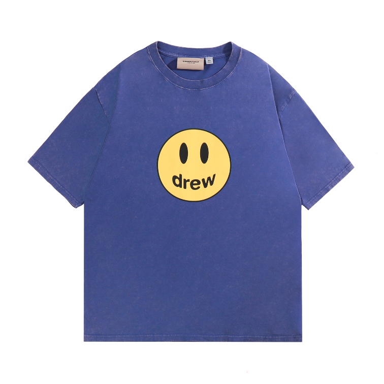 Bán chạy Áo thun ngắn tay phong cách retro washed, phù hợp unisex