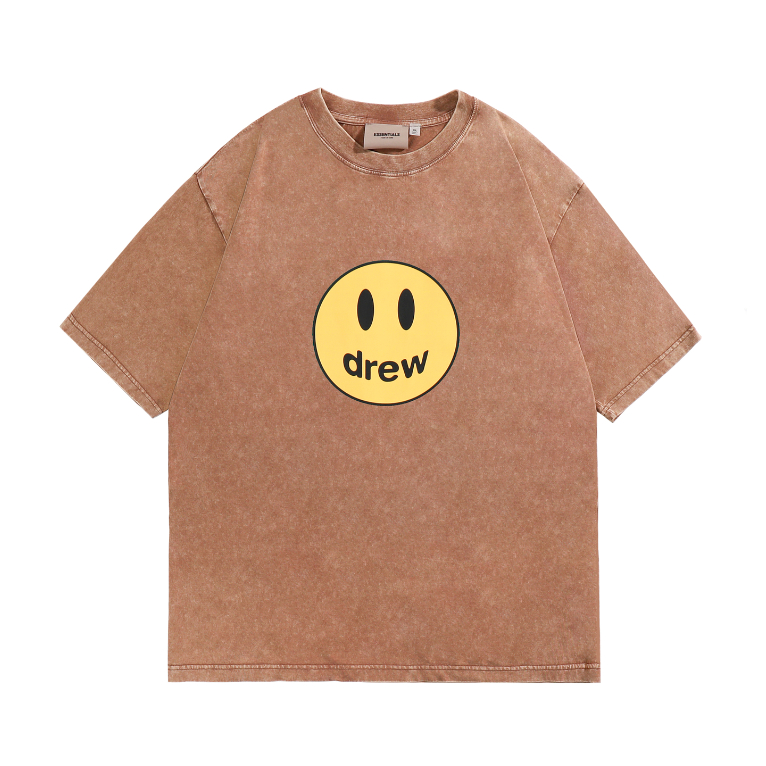 Bán chạy Áo thun ngắn tay phong cách retro washed, phù hợp unisex