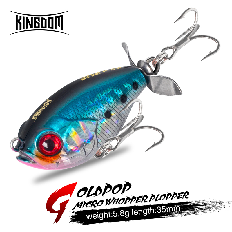 Ảnh Mồi câu cá giả KINGDOM 35mm 5.8g bằng nhựa cứng 1